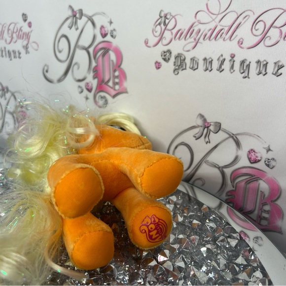 Ty my little pony orange apples sparkly yellow hair horse plush toy stuffie cute - Picture 5 of 6